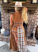 Load image into Gallery viewer, Ashford Plaid Maxi Dress (Pre-Order)