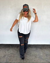 Load image into Gallery viewer, Straight Leg Distressed Denim *Pre-Order*