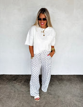 Load image into Gallery viewer, Wide Leg Checkered Pants