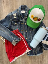 Load image into Gallery viewer, Carter Maroon & White Shorts