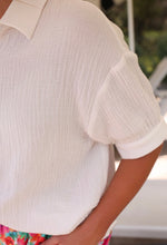 Load image into Gallery viewer, Elbow Gauze Button Up