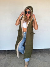 Load image into Gallery viewer, Long Sherpa Vest *Pre-Order*