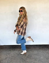 Load image into Gallery viewer, Scarlett Plaid Shacket (Pre-Order)