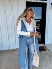 Load image into Gallery viewer, Long Sherpa Vest *Pre-Order*