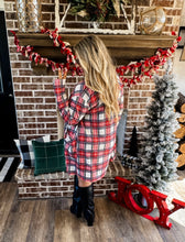 Load image into Gallery viewer, Plaid Print Cardigan