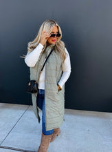Load image into Gallery viewer, Kendall Long Puffer Vest