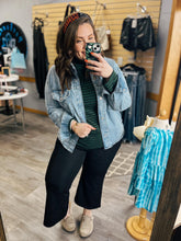 Load image into Gallery viewer, Black Textured Crop