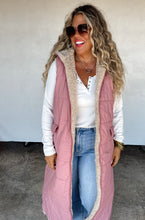 Load image into Gallery viewer, Long Sherpa Vest *Pre-Order*