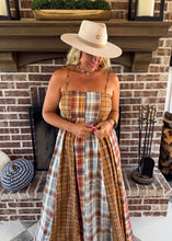 Load image into Gallery viewer, Ashford Plaid Maxi Dress (Pre-Order)