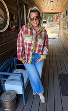 Load image into Gallery viewer, Scarlett Plaid Shacket (Pre-Order)