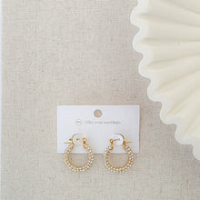 Load image into Gallery viewer, Lizzie Pave Hoops
