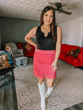 Load image into Gallery viewer, She Moves Fringe Skirt