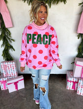 Load image into Gallery viewer, Peace + Polka Dot Mock Neck [Pre-Order]
