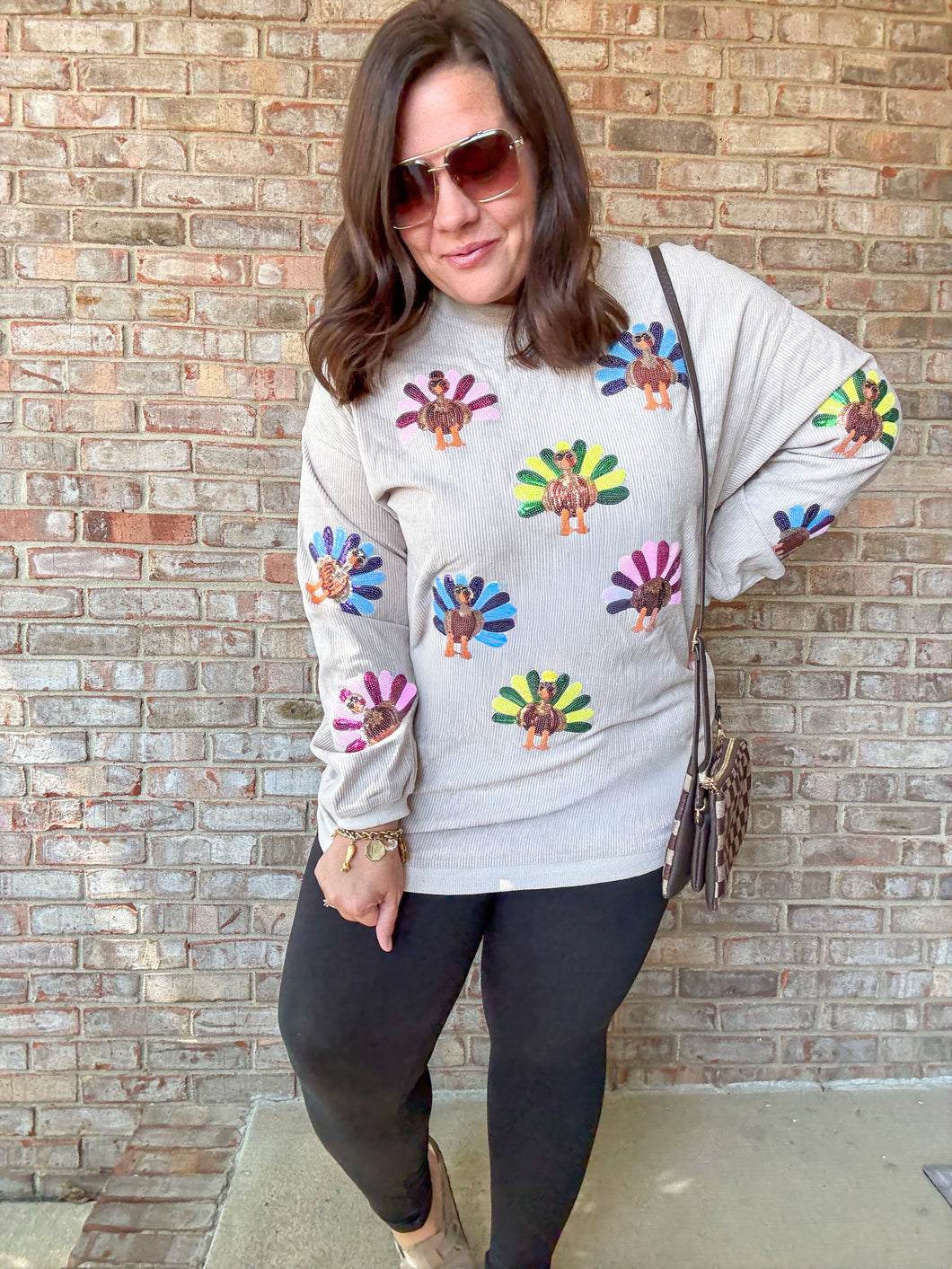 Turkey Corded Crewneck