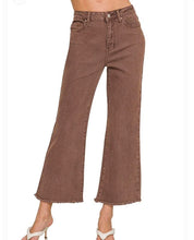 Load image into Gallery viewer, Cropped Colored Denim
