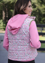 Load image into Gallery viewer, Delilah Floral Puff Vest
