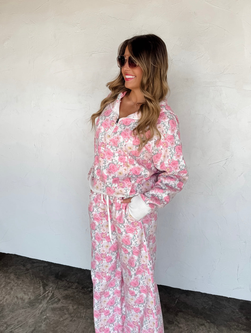 Floral & Cheetah Easy Does it Pullover *Pre-Order*