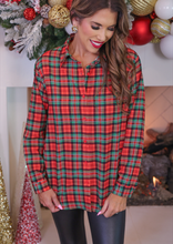 Load image into Gallery viewer, Nina Plaid Button Up *Pre-Order*
