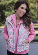 Load image into Gallery viewer, Delilah Floral Puff Vest
