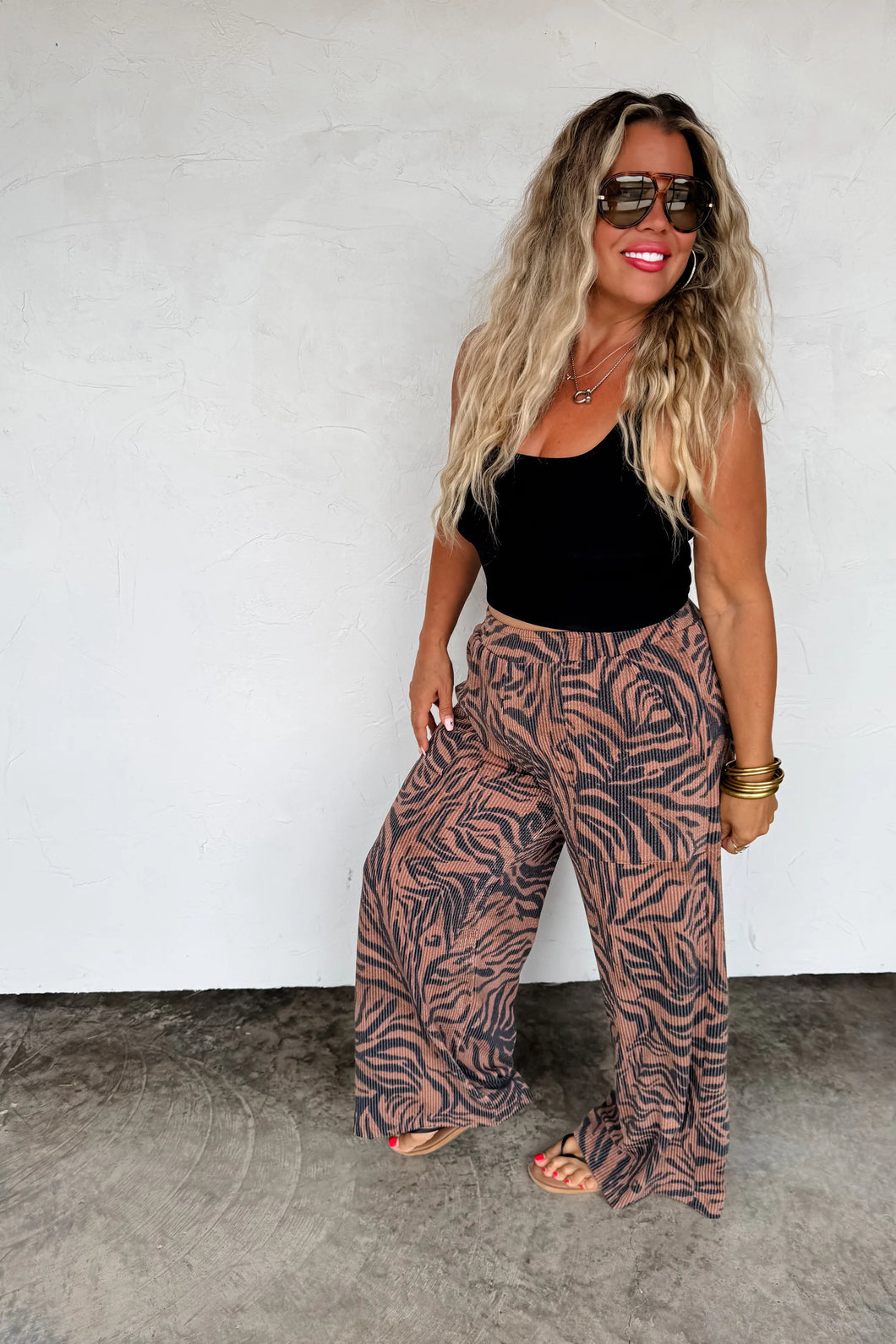 Zebra Haddie Wide Leg *Pre-Order*