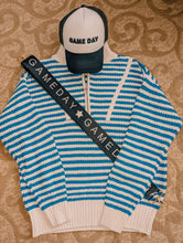 Load image into Gallery viewer, Spring Blue Knit 1/4 Zip
