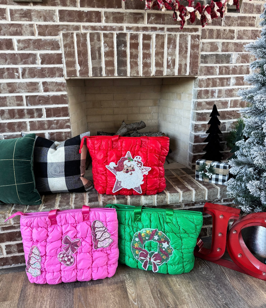 *Pre-Order* Christmas Puff Bag