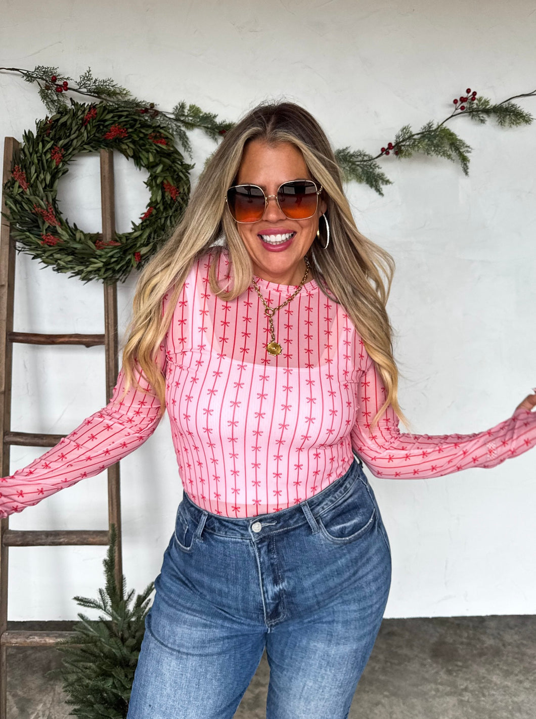 Christmas Mesh Tops *Pre-Order*