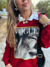 Load image into Gallery viewer, Vogue Santa Sweatshirt *Pre-Order*
