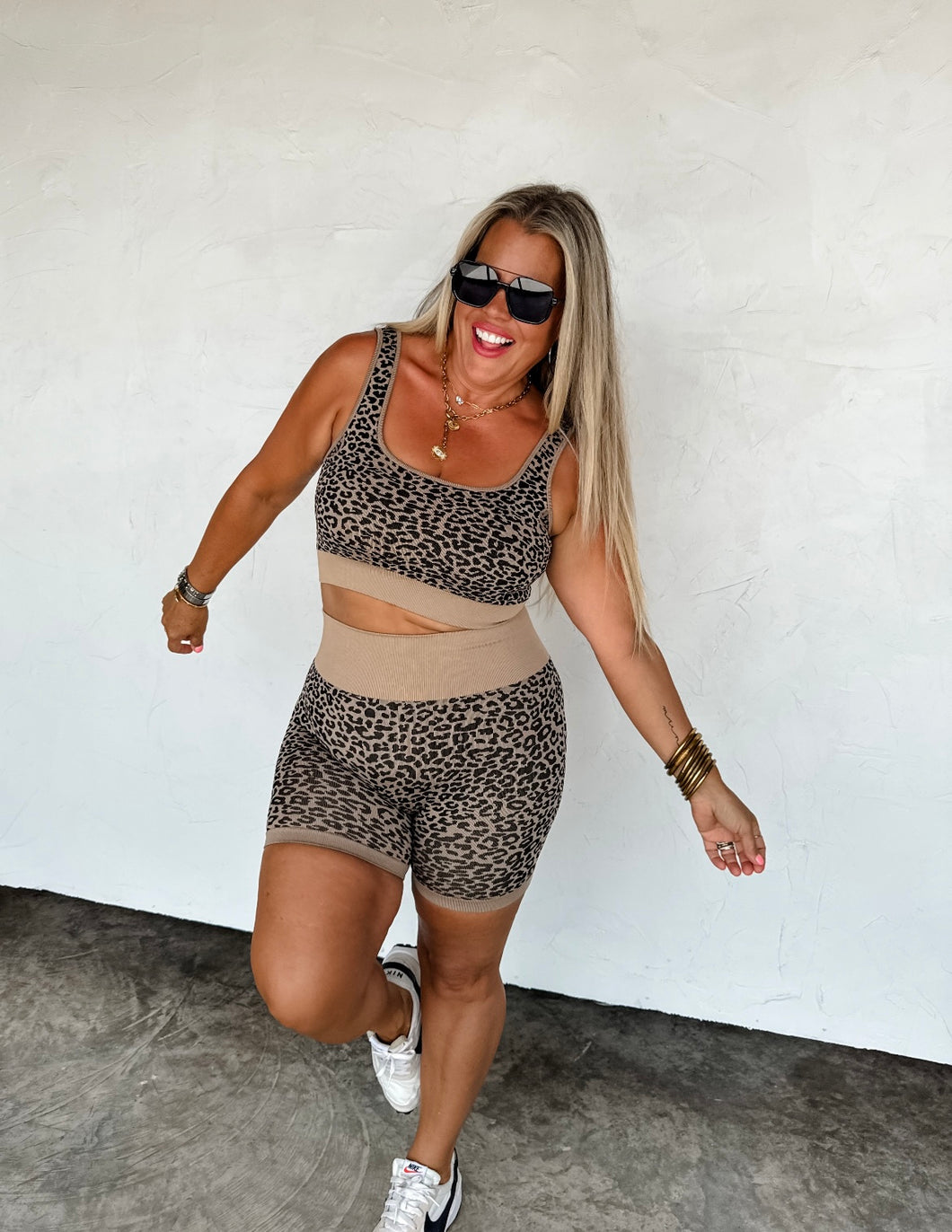 Cheetah Bra and Biker Set *Pre-Order*