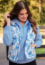 Load image into Gallery viewer, Delilah Blue Floral Vest
