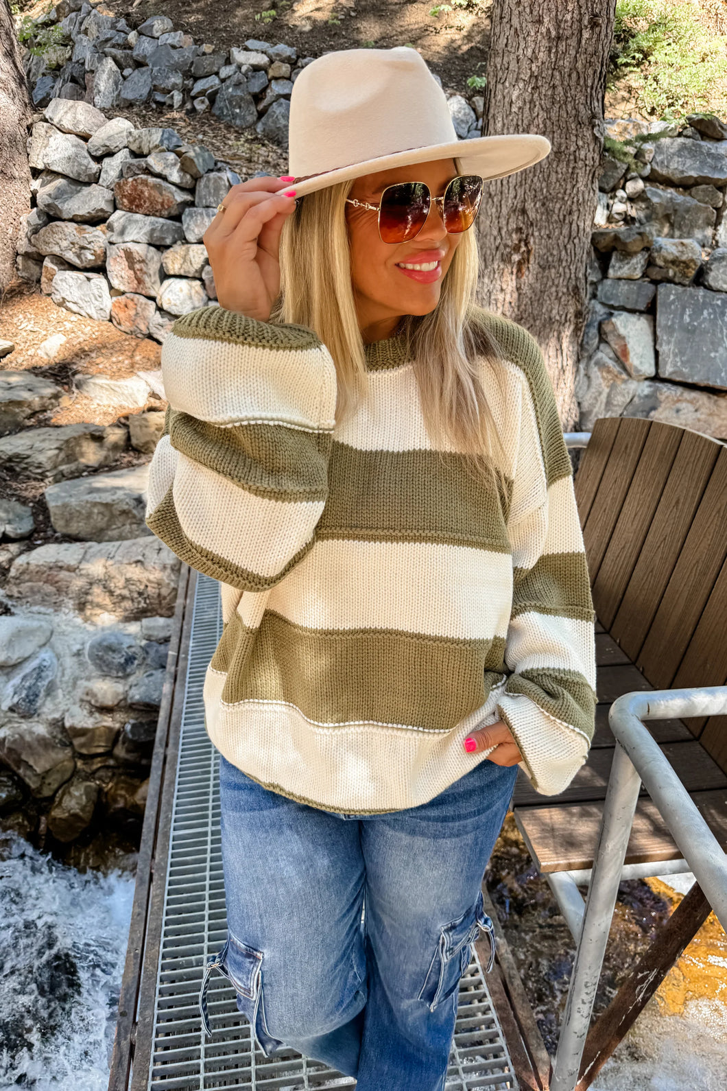 *Pre-Order* Kadie Stripe Sweater