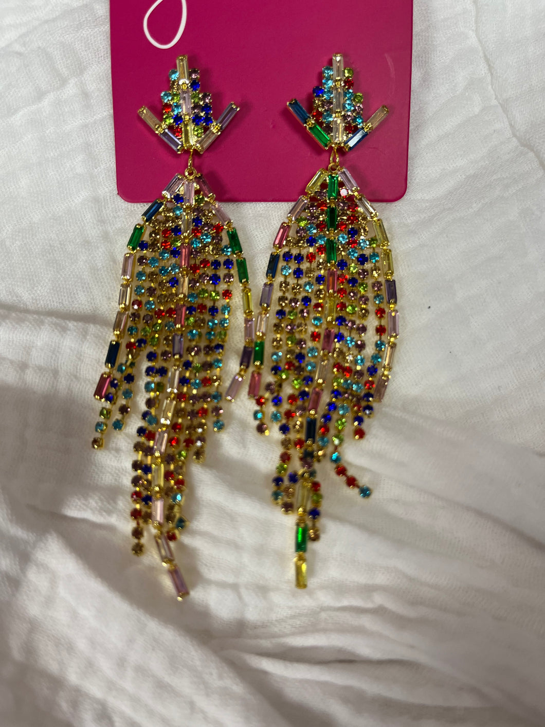 Dazzle Multi Colored Earrings