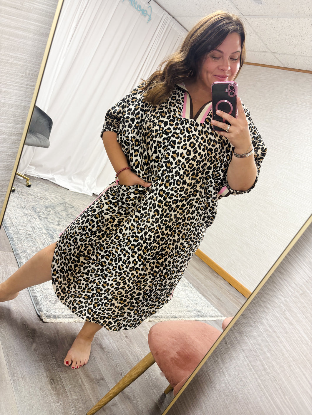Leopard Midi Dress