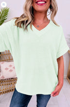 Load image into Gallery viewer, V Neck Waffle [pre-order]
