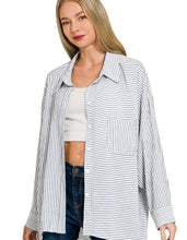 Load image into Gallery viewer, Pinstripe Button Up
