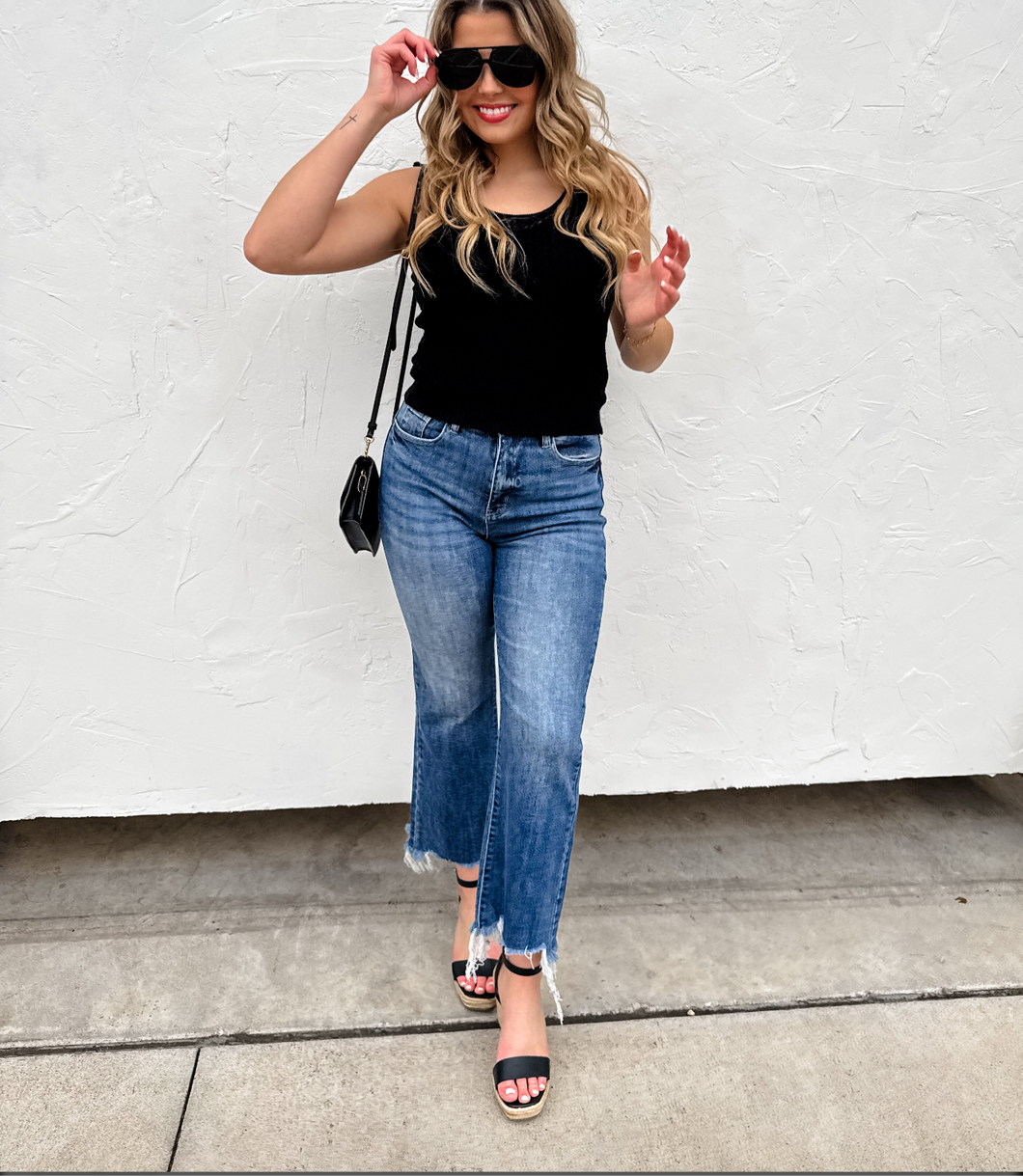 Urban Non-distressed Crop Jean *Pre-Order*