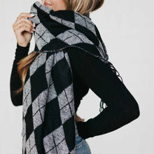 Load image into Gallery viewer, Cozy Argyle Scarf
