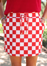 Load image into Gallery viewer, Let’s Go Checkered Skort [Pre-Order]

