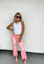 Load image into Gallery viewer, Pink Urban Distressed Jeans
