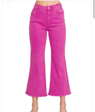 Load image into Gallery viewer, Cropped Colored Denim
