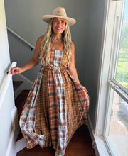 Load image into Gallery viewer, Ashford Plaid Maxi Dress (Pre-Order)

