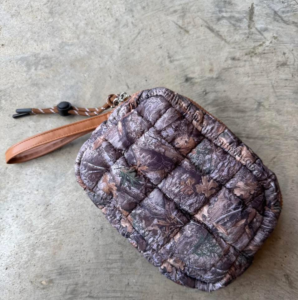 Camo Wristlet