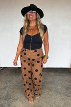 Load image into Gallery viewer, Mocha Polka Dot Jeans [Pre-Order]
