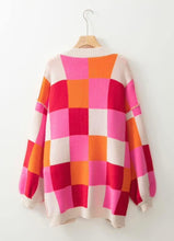 Load image into Gallery viewer, Colorblock Multicolor Cardigan [Pre-Order]
