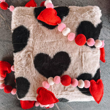 Load image into Gallery viewer, Heart Plush Blankets
