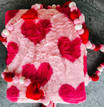 Load image into Gallery viewer, Heart Plush Blankets
