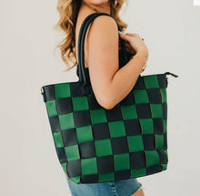 Load image into Gallery viewer, Checkered Tote
