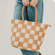Load image into Gallery viewer, Checkered Tote
